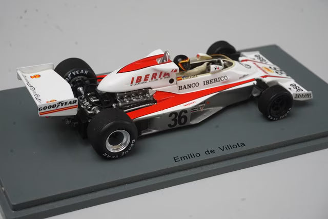 1:43 Spark S7148 McLaren M23 Spanish Grand Prix 1977 #36 E. de Villota