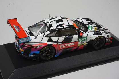 1:43 MINICHAMPS 413186769 IronForce Custom Porsche 911 GT3R ADAC GT Master 2018 #69