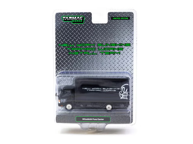T64T-TL002-NYS Tarmac Works 1:64 Mitsubishi Fuso Canter - Box Truck New York Sunshine
