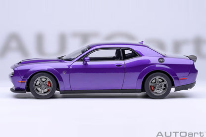 [ Pre-order ] 71768 AUTOart 1:18 Dodge Challenger SRT Super Stock 2023 (Pearl Purple <PLUM CRAZY>)