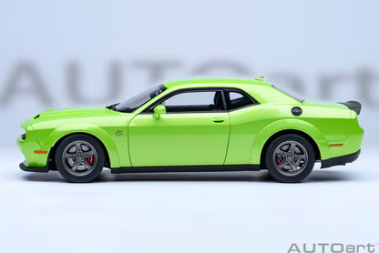 [ Pre-order ] 71769 AUTOart 1:18 Dodge Challenger SRT Super Stock 2023 (Metallic Lime Green <SUBLIME>)