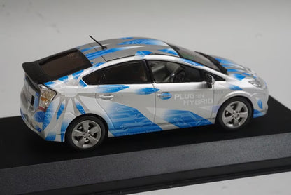 1:43 KYOSHO JC61003PG J Collection Custom Toyota New Prius Plug-in Silver/Blue