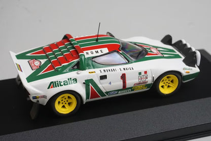1:43 ixo ALT18 Rally Car Collection Custom Order Lancia Stratos Monte Carlo Rally 1977 #1 S. Munari / S. Maiga