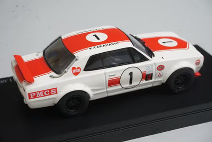 1:43 RAI'S H7437101 Nissan Skyline GT-R Racing (KPGC10) Fuji Grand Championship 1971 #1 Kunimitsu Takahashi