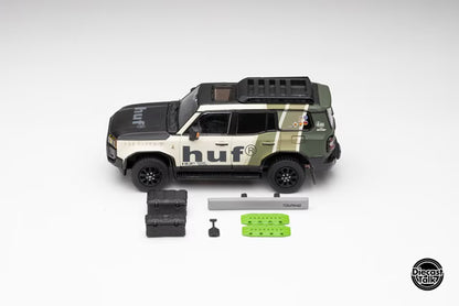 DTGHUF-001 GCD Gaincorp Products 1:64 Toyota Land Cruiser 250 Prado HUF x DiecastTalk Special Edition