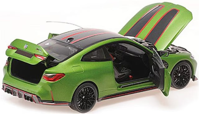 [ Pre-order ] 110023020 MINICHAMPS 1:18 BMW M4 CSL 2023 Matte Green Metallic