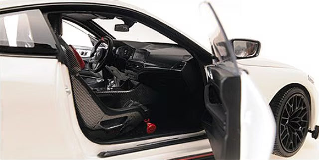 [ Pre-order ] 110023022 MINICHAMPS 1:18 BMW M4 CSL 2023 White *Color Change