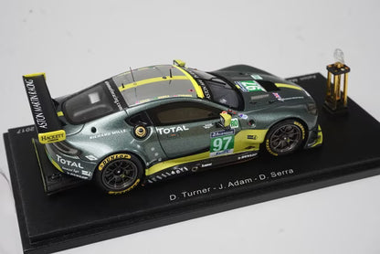 1:43 Spark S5836S Aston Martin Vantage GTE LM Pro Class Le Mans Winner 2017 #97 with Trophy
