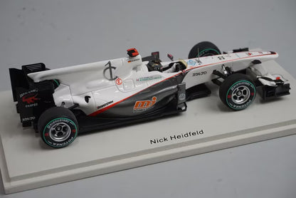 1:43 Spark SJ002 Sauber C29 Japanese GP 2010 #22 N. Heidfeld