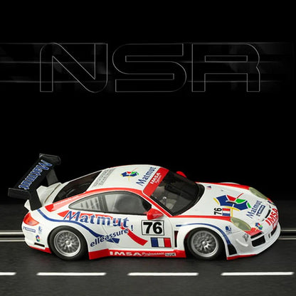 0035 NSR Slot Car Porsche 997 GT3 2007 Le Mans 24 Hours Matmut #76