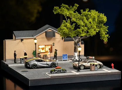 SCJ82051-A 収蔵家 Diorama 1:64 Nanjing, Yihe Road No. 12, Famous Cafe in Nanjing
