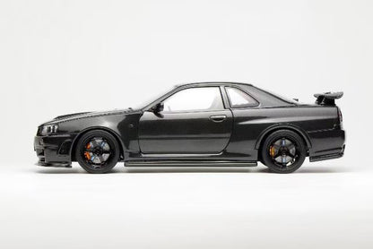 [ Pre-order ] M83413 MOTORHELIX 1:18 Nissan Skyline GT-R R34 CUSTOMIZED VERSION Carbon Fiber