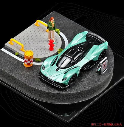 SCJ82018-A 収蔵家 Diorama 1:64 Street Corner Mini Diorama 007 Curved Road