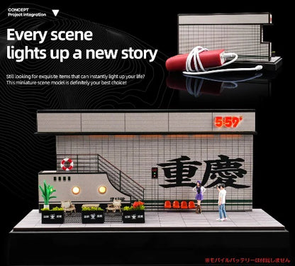 SCJ82022-A 収蔵家 Diorama 1:64 Overseas City Diorama Chongqing Popular Photo Spot