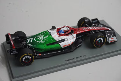 1:43 Spark S8539 Alfa Romeo F1 Team ORLEN C42 Azerbaijan GP 2022 #77 V. Bottas