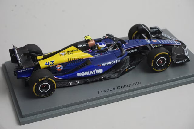 1:43 Spark S9554 Williams FW46 F1 Team Mexican GP 2024 #43 F. Colapinto