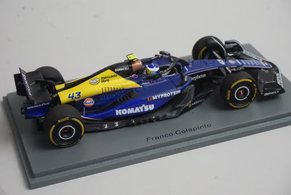 1:43 Spark S9554 Williams FW46 F1 Team Mexican GP 2024 #43 F. Colapinto