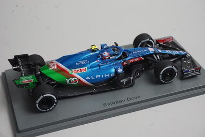 1:43 Spark S7852 Alpine A521 Saudi Arabian GP 4th 2021 #31 E. Ocon