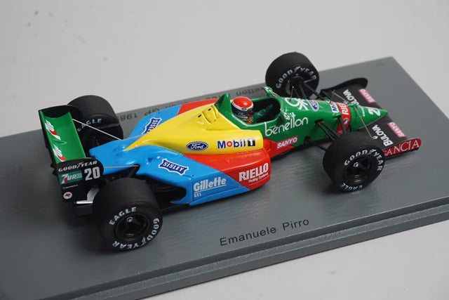 1:43 Spark S5206 Benetton B188 French GP 1989 #20 E. Pirro