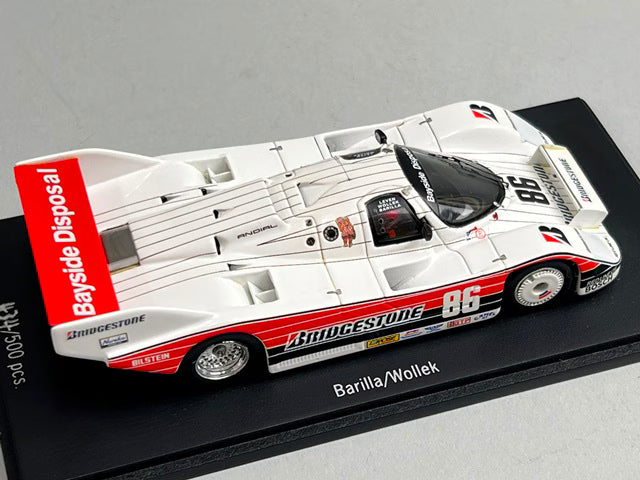 1:43 Spark CA-WOL-13 Kartima Custom Porsche 962 1.Platz IMSA Miami 1986 #86
