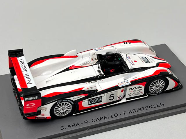 1:43 Spark S0674 Audi R8 Team GOH Le Mans Winner 2004 #5
