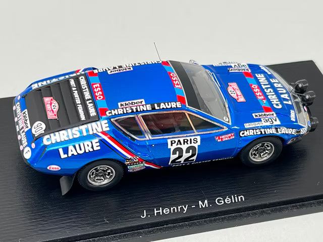 1:43 Spark S5471 Alpine A310 Monte Carlo Rally 1976 #22