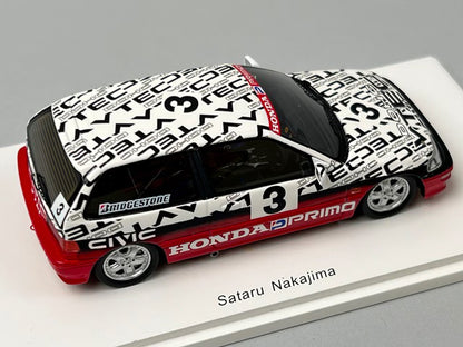 1:43 Spark S5459 Honda Civic EF-9 Group N 1990 #3 Satoru Nakajima