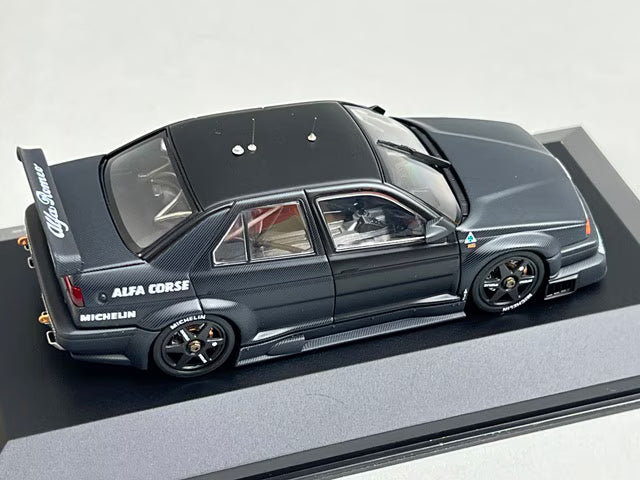 1:43 HPI 8046 Miyazawa Model Custom Alfa Romeo 155V6 TI Black