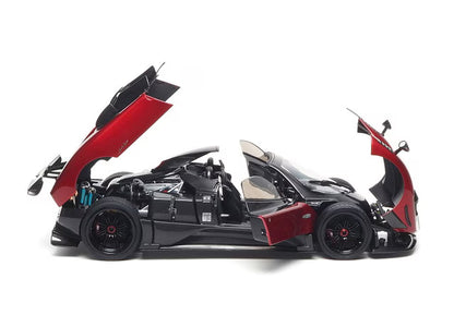[ Pre-order ] 850612001 BBR 1:18 Pagani Zonda cinque Roadster full open Rosso Dubai - BASIC PACK