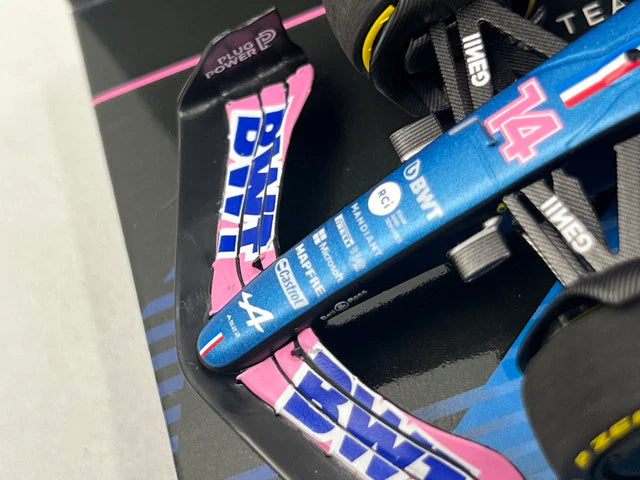 1:43 MINICHAMPS 447220314 BWT Alpine F1 A522 Australian GP 2022 #14 F. Alonso