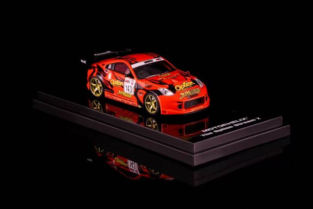[ Pre-order ] M63851 MOTORHELIX 1:64 Nissan Fairlady Z (Z33) Option Stream Z #143 Daijiro Inada Orange