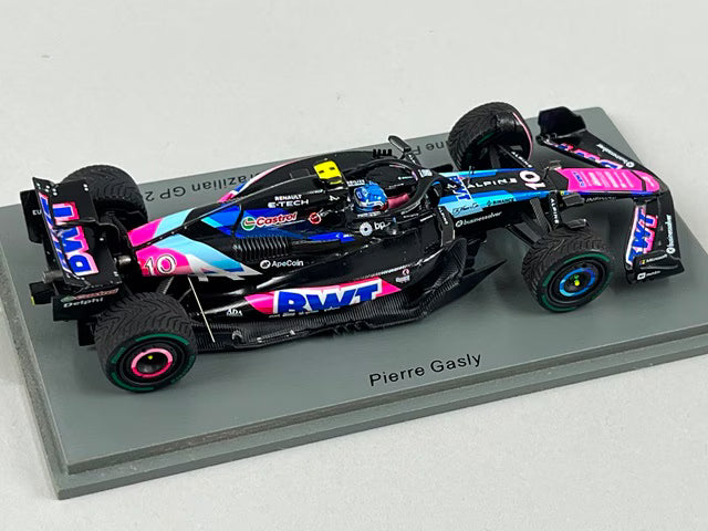 1:43 Spark S9552 BWT Alpine F1 Team A524 Brazilian GP 3rd 2024 #10 P. Gasly