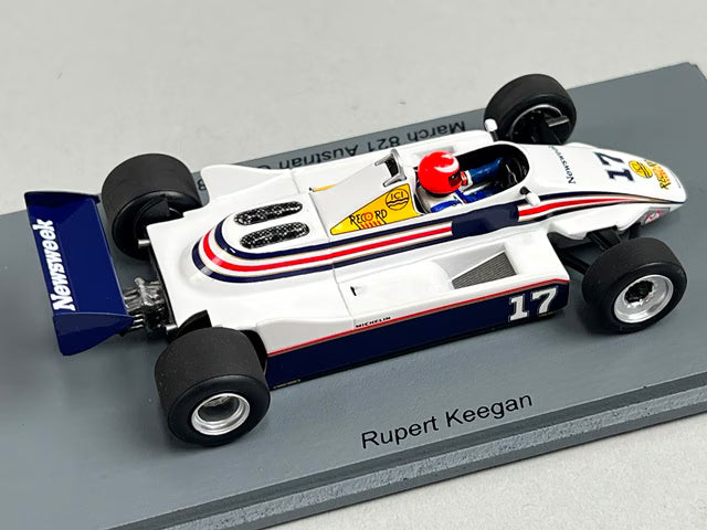 1:43 Spark S7177 March 821 Austrian GP 1982 #17 R. Keegan