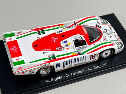 1:43 Spark S9867 Porsche 956 Le Mans 24H 1985 #18 M. Sigara / O. Larrauri / G. Tarquini