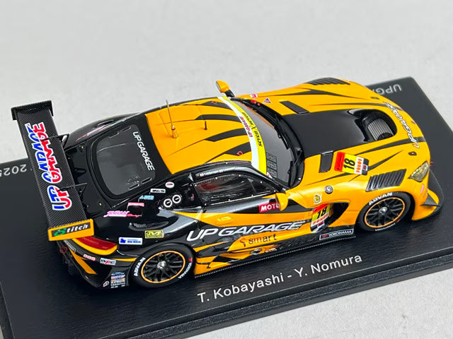 1:43 Spark 43SGT25018 Up Garage AMG GT3 GT300 Super GT 2025 #18 Takashi Kobayashi / Hayato Nomura