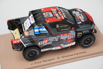 1:43 Spark S5887 Toyota Hilux Dakar Rally 7th 2023 #220