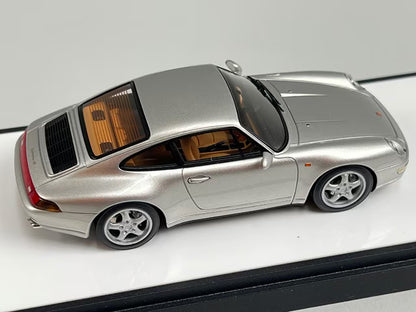 1:43 Make Up/Vision VM145A Porsche 911 (993) Carrera 4 1995 Silver