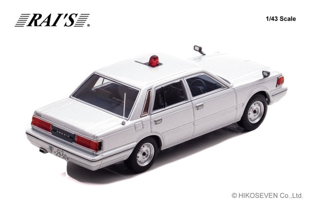 [ Pre-order ] H7438404 RAI'S  1:43 Nissan Cedric (YPY30) 1984 Kanagawa Prefectural Police Traffic Department Mobile Traffic Unit Vehicle (Undercover, Silver)