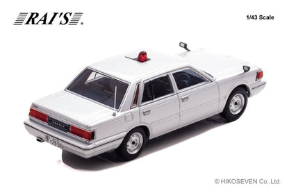 [ Pre-order ] H7438404 RAI'S  1:43 Nissan Cedric (YPY30) 1984 Kanagawa Prefectural Police Traffic Department Mobile Traffic Unit Vehicle (Undercover, Silver)