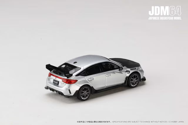 [ Pre-order ] HJDM005B-33 JDM64 1:64 Honda Civic Type R (FL5) MUGEN Group.B (2024) Matte Silver
