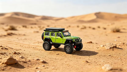 [ Pre-order ] KS-102-648 GCD Gaincorp Products 1:64 Jeep Wrangler Apple Green (LHD)