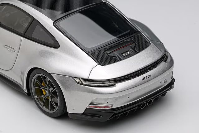 [ Pre-order ] EM776A Make Up EIDOLON 1:43 Porsche 911 (992) GT3 Touring Package GT Silver (Carbon Roof)