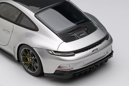 [ Pre-order ] EM776A Make Up EIDOLON 1:43 Porsche 911 (992) GT3 Touring Package GT Silver (Carbon Roof)