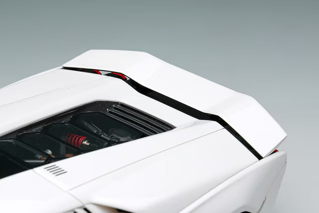 [ Pre-order ] EML207A Make Up EIDOLON 1:18 Lamborghini Countach LPI 800-4 (Wing Up) White