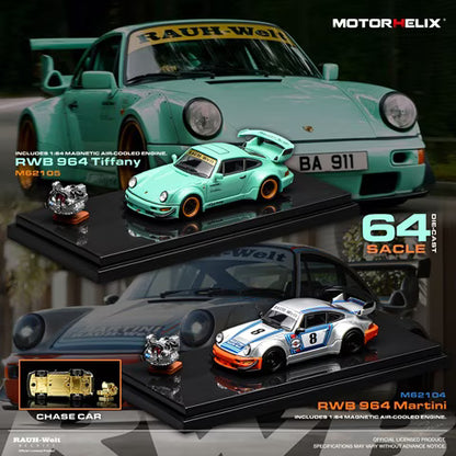 [ Pre-order ] M62104 MOTORHELIX 1:64 RWB 964 Martini