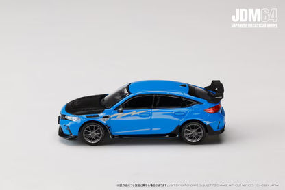 [ Pre-order ] HJDM005B-30 JDM64 1:64 Honda Civic Type R (FL5) MUGEN Group.B (2025) Racing Blue Pearl