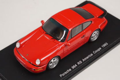 1:43 Spark S3458 Porsche 964 RS America Coupe 1993 Red
