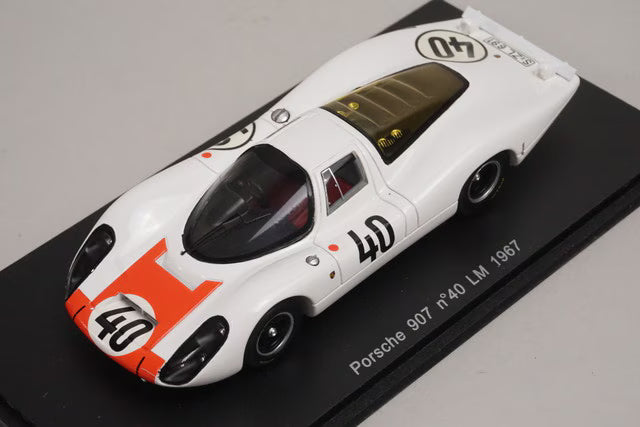 1:43 Spark S3477 Porsche 907 Le Mans 24H 1967 #40 G. Mitter / J. Rindt