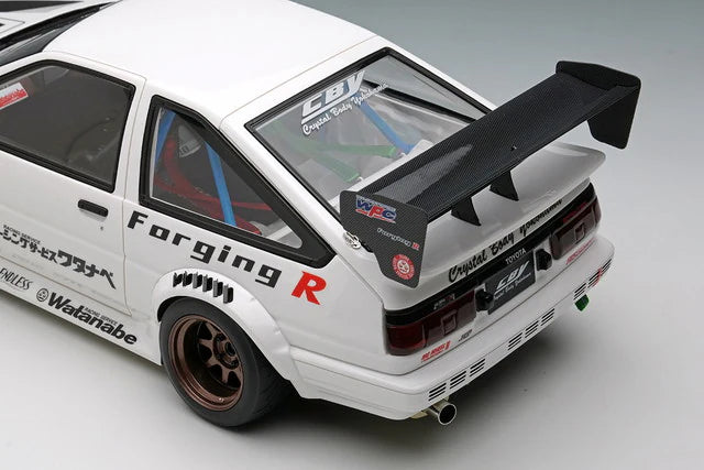 [ Pre-order ] EML142 Make Up EIDOLON 1:18 Toyota Crystal Body YOKOHAMA CBY Sprinter Trueno GT-APEX (AE86) (3-Door)