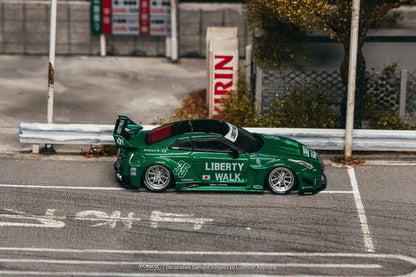 [ Pre-order ] T64-105-EG Tarmac Works 1:64 Nissan LB-Silhouette WORKS GT NISSAN 35GT-RR Emerald Green